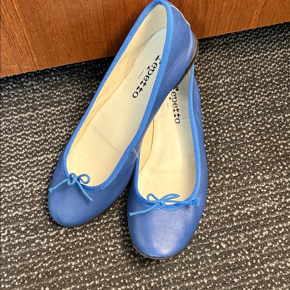 Repetto Azure Blue Loafers